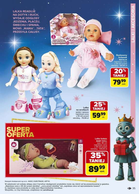 Carrefour - gazetka promocyjna Gazetka Zabawki od poniedziałku 03.11 do wtorku 23.12 - strona 35