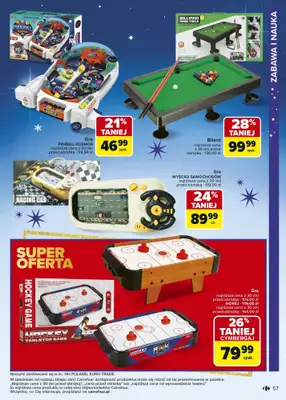 Carrefour - gazetka promocyjna Gazetka Zabawki od poniedziałku 03.11 do wtorku 23.12 - strona 57