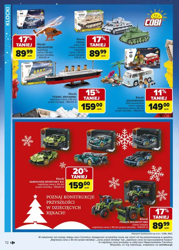 Carrefour - gazetka promocyjna Gazetka Zabawki od poniedziałku 03.11 do wtorku 23.12 - strona 72
