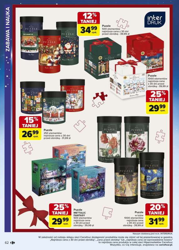 Carrefour - gazetka promocyjna Gazetka Zabawki od poniedziałku 03.11 do wtorku 23.12 - strona 62
