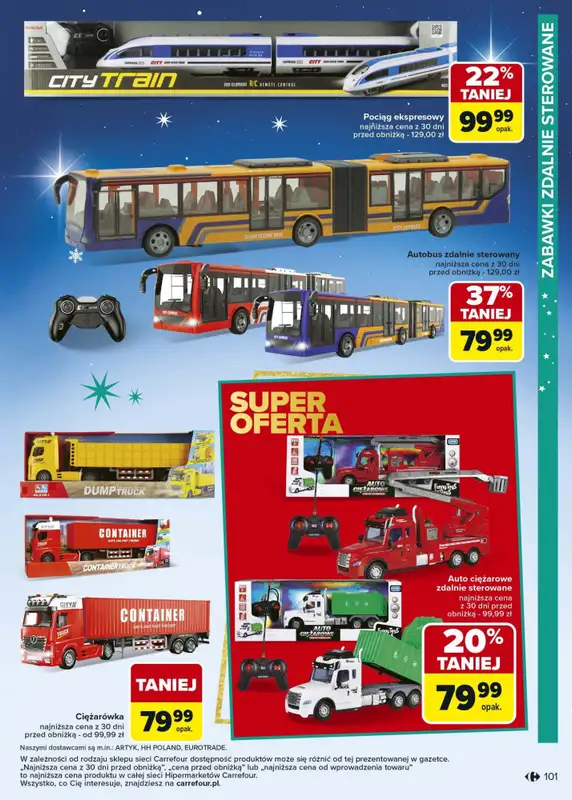 Carrefour - gazetka promocyjna Gazetka Zabawki od poniedziałku 03.11 do wtorku 23.12 - strona 101