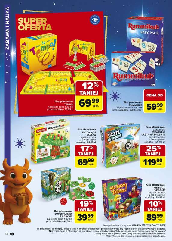 Carrefour - gazetka promocyjna Gazetka Zabawki od poniedziałku 03.11 do wtorku 23.12 - strona 54