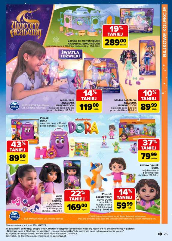 Carrefour - gazetka promocyjna Gazetka Zabawki od poniedziałku 03.11 do wtorku 23.12 - strona 25