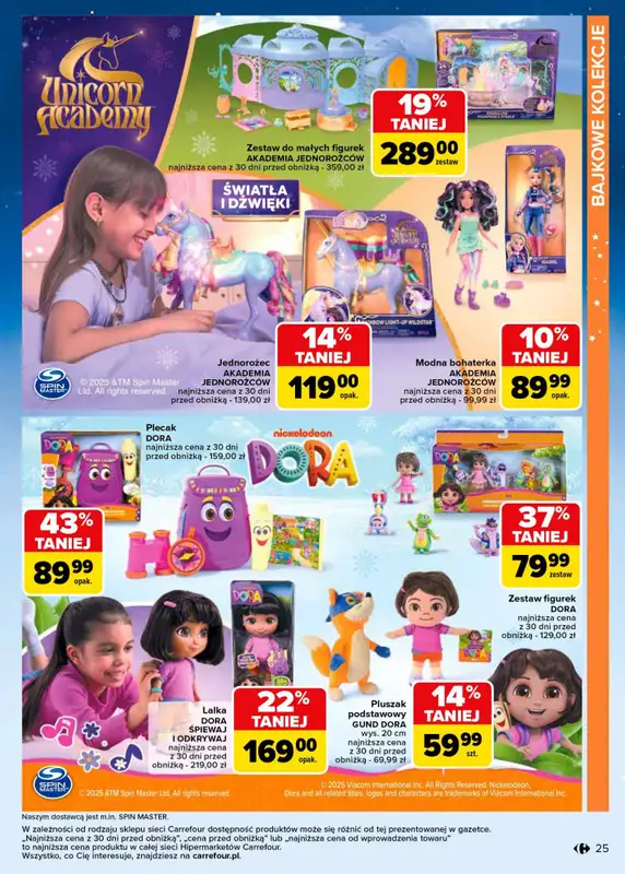 Carrefour - gazetka promocyjna Gazetka Zabawki od poniedziałku 03.11 do wtorku 23.12 - strona 25