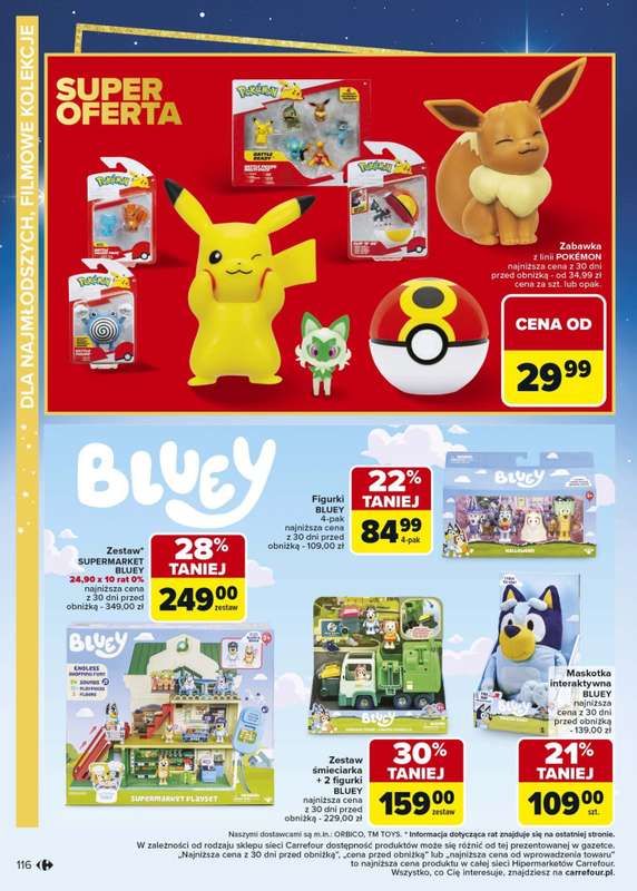Carrefour - gazetka promocyjna Gazetka Zabawki od poniedziałku 03.11 do wtorku 23.12 - strona 116