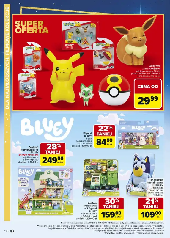 Carrefour - gazetka promocyjna Gazetka Zabawki od poniedziałku 03.11 do wtorku 23.12 - strona 116
