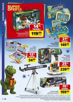 Carrefour - gazetka promocyjna Gazetka Zabawki od poniedziałku 03.11 do wtorku 23.12 - strona 50