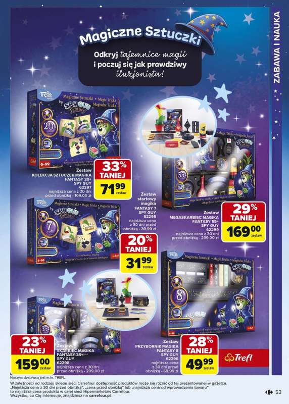 Carrefour - gazetka promocyjna Gazetka Zabawki od poniedziałku 03.11 do wtorku 23.12 - strona 53