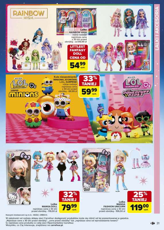 Carrefour - gazetka promocyjna Gazetka Zabawki od poniedziałku 03.11 do wtorku 23.12 - strona 31