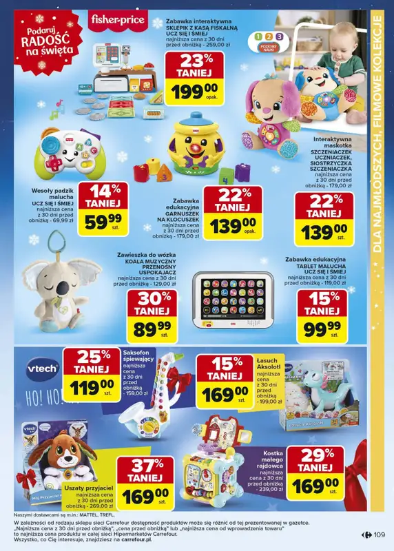 Carrefour - gazetka promocyjna Gazetka Zabawki od poniedziałku 03.11 do wtorku 23.12 - strona 109