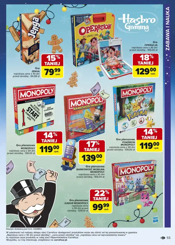 Carrefour - gazetka promocyjna Gazetka Zabawki od poniedziałku 03.11 do wtorku 23.12 - strona 55