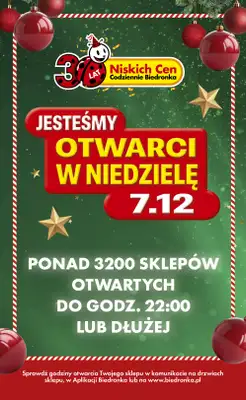 Biedronka - gazetka promocyjna Najtańsza niedziela od niedzieli 07.12 do niedzieli 07.12 - strona 3