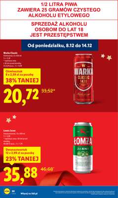 Lidl - gazetka promocyjna Oferta od poniedziałku od poniedziałku 08.12 do środy 10.12 - strona 20