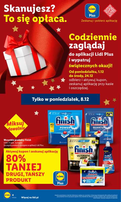Lidl - gazetka promocyjna Oferta od poniedziałku od poniedziałku 08.12 do środy 10.12 - strona 4