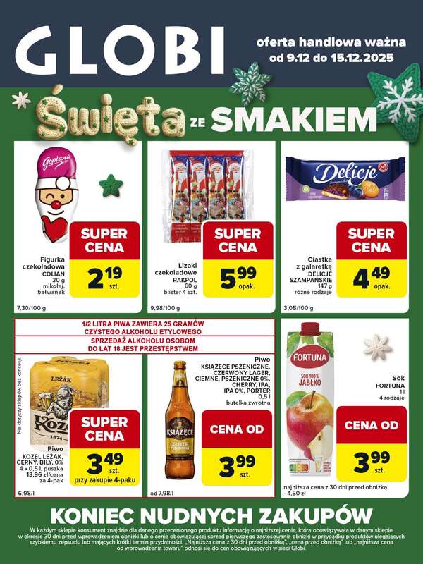 Globi - gazetka promocyjna Gazetka Globi od wtorku 09.12 do poniedziałku 15.12 - strona 2
