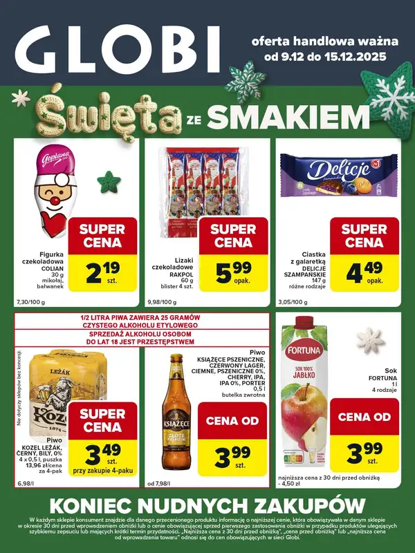 Globi - gazetka promocyjna Gazetka Globi od wtorku 09.12 do poniedziałku 15.12 - strona 2