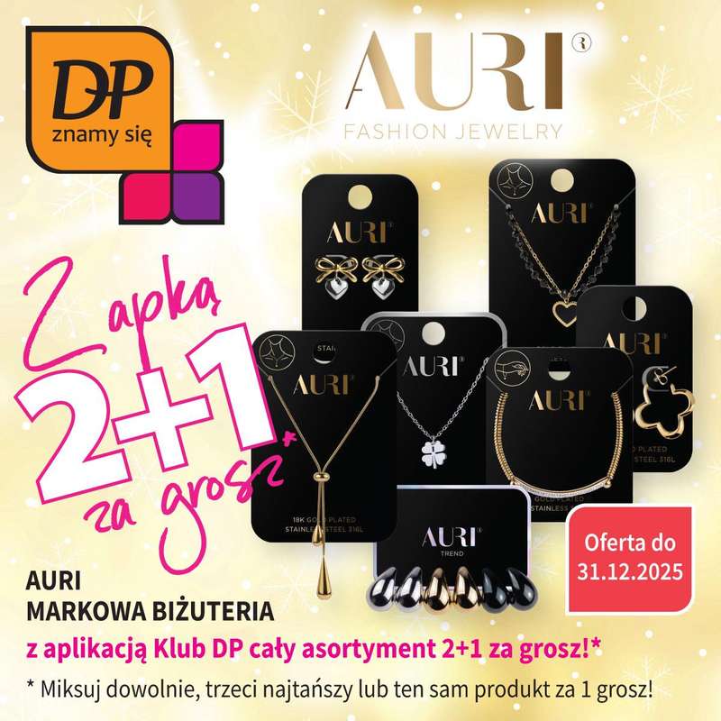 Drogerie Polskie - gazetka promocyjna Promocje Klub DP  do środy 31.12