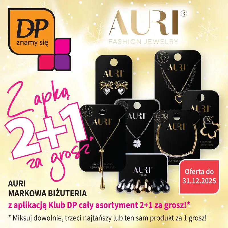 Drogerie Polskie - gazetka promocyjna Promocje Klub DP od niedzieli 07.12 do środy 31.12