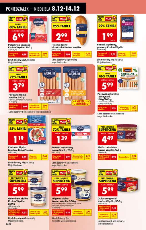 Biedronka - gazetka promocyjna Od poniedziałku od poniedziałku 08.12 do niedzieli 14.12 - strona 54