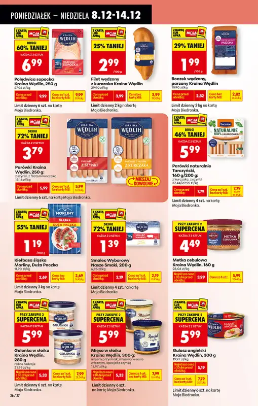 Biedronka - gazetka promocyjna Od poniedziałku od poniedziałku 08.12 do niedzieli 14.12 - strona 54