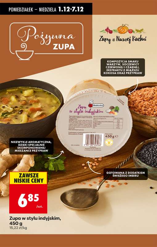 Biedronka - gazetka promocyjna Od poniedziałku, Z ladą tradycyjną od poniedziałku 08.12 do niedzieli 14.12 - strona 45