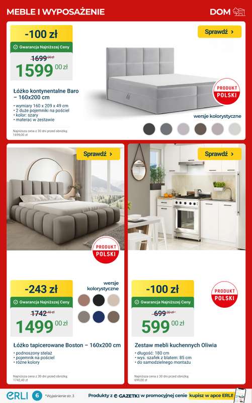 Erli - gazetka promocyjna Zapoluj na HIT dnia i skorzystaj ze świątecznych rabatów! od poniedziałku 08.12 do niedzieli 14.12 - strona 6