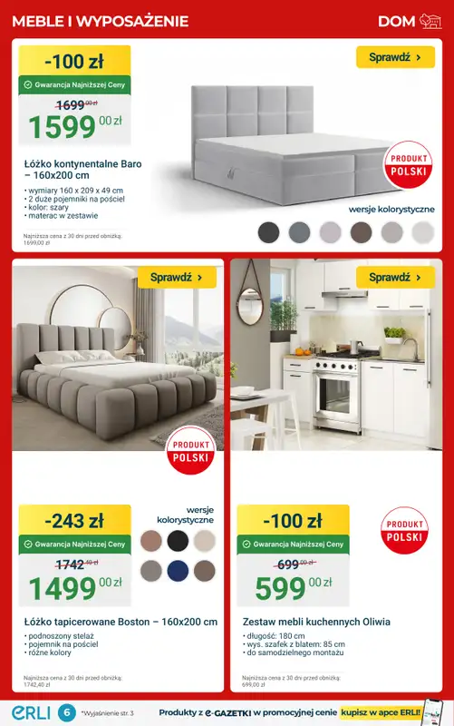 Erli - gazetka promocyjna Zapoluj na HIT dnia i skorzystaj ze świątecznych rabatów! od poniedziałku 08.12 do niedzieli 14.12 - strona 6