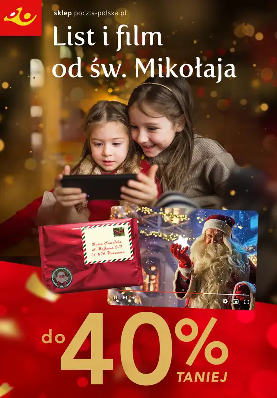 Poczta Polska - gazetka promocyjna Gazetka od poniedziałku 01.12 do niedzieli 14.12