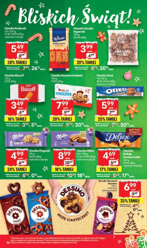 Delikatesy Centrum - gazetka promocyjna Gazetka  do środy 17.12 - strona 26