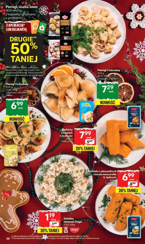 Delikatesy Centrum - gazetka promocyjna Gazetka  do środy 17.12 - strona 20