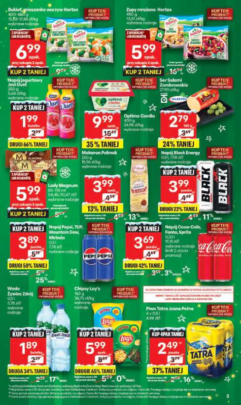 Delikatesy Centrum - gazetka promocyjna Gazetka  do środy 17.12 - strona 3