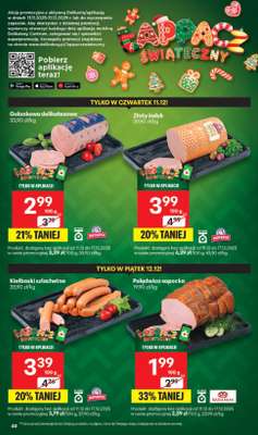 Delikatesy Centrum - gazetka promocyjna Gazetka  do środy 17.12 - strona 40