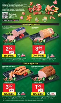 Delikatesy Centrum - gazetka promocyjna Gazetka  do środy 17.12 - strona 40