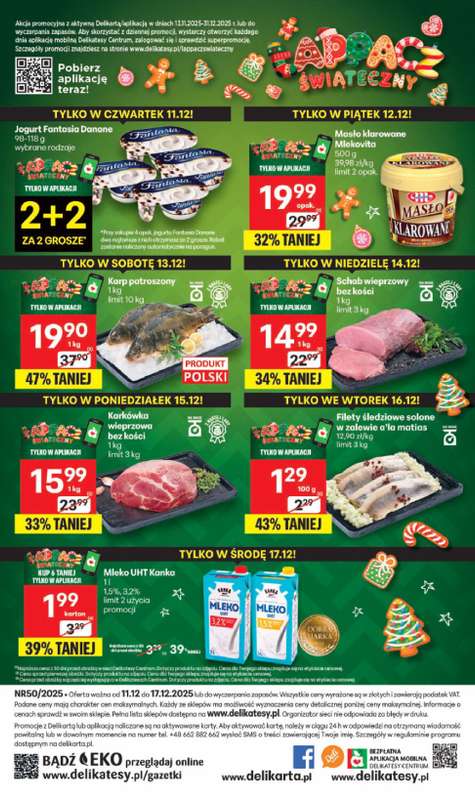 Delikatesy Centrum - gazetka promocyjna Gazetka  do środy 17.12 - strona 42