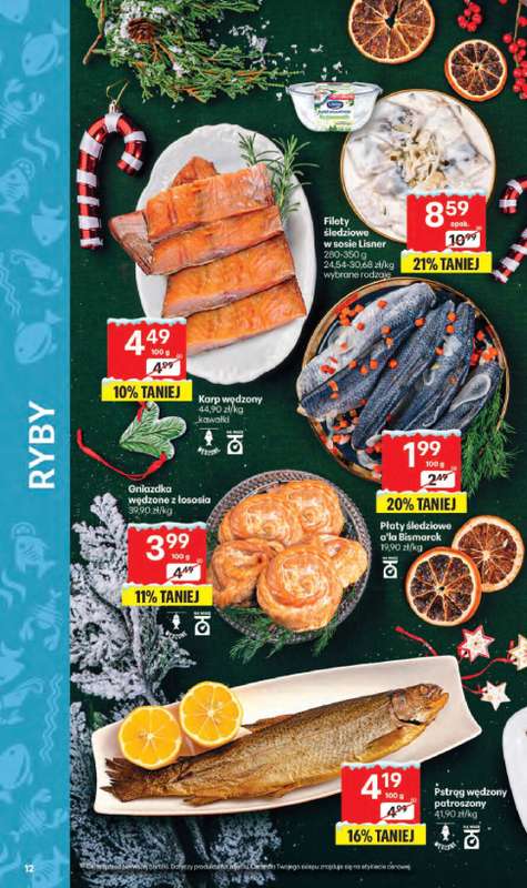 Delikatesy Centrum - gazetka promocyjna Gazetka  do środy 17.12 - strona 12