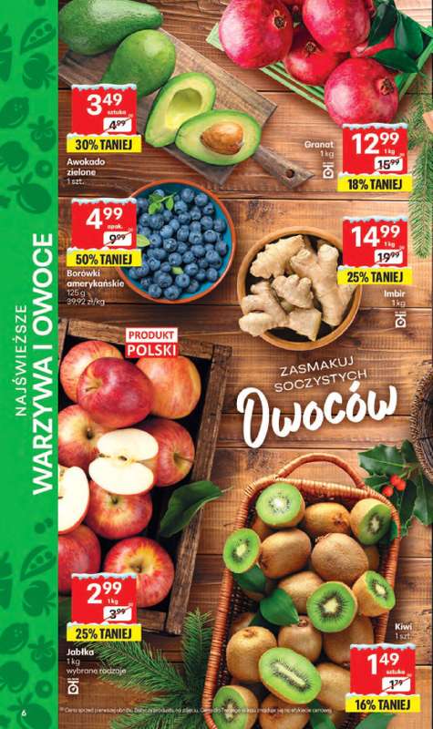 Delikatesy Centrum - gazetka promocyjna Gazetka  do środy 17.12 - strona 6