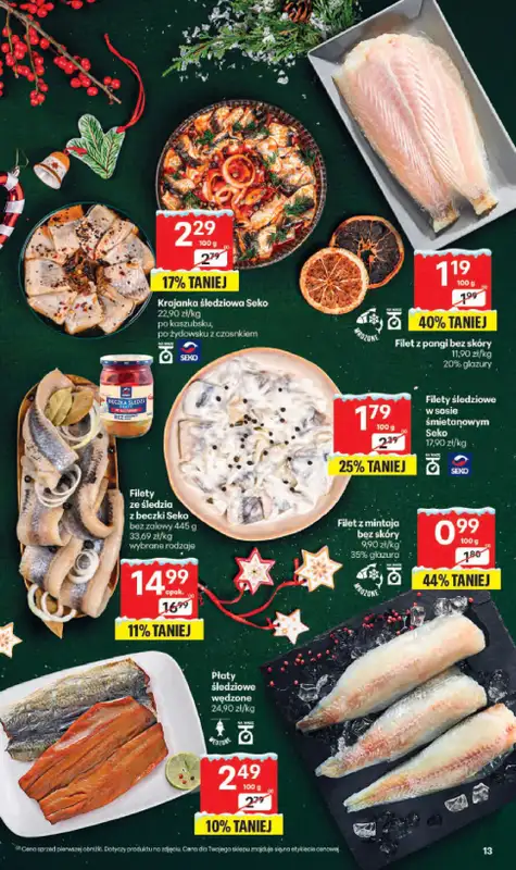 Delikatesy Centrum - gazetka promocyjna Gazetka  do środy 17.12 - strona 13