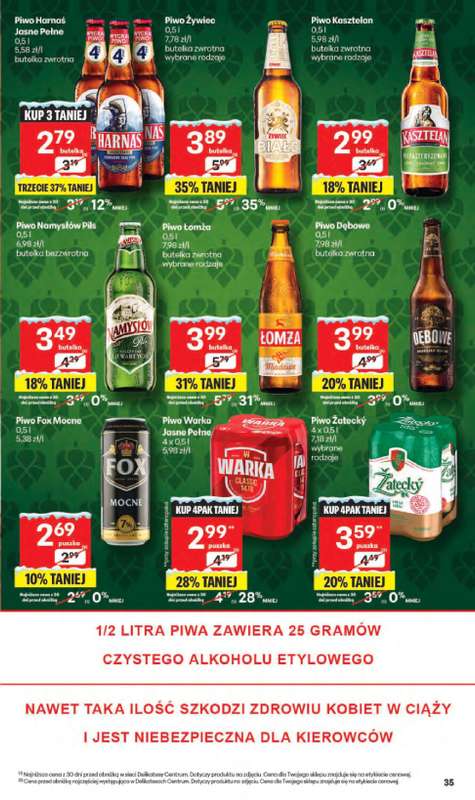 Delikatesy Centrum - gazetka promocyjna Gazetka  do środy 17.12 - strona 35