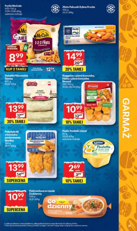 Delikatesy Centrum - gazetka promocyjna Gazetka  do środy 17.12 - strona 21