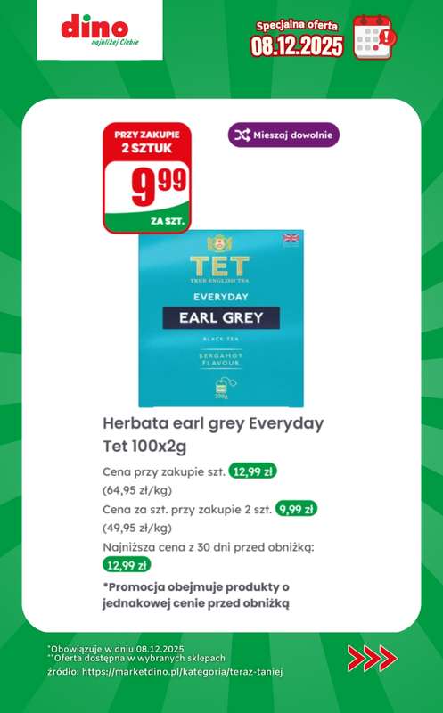 Dino - gazetka promocyjna Specjalna oferta na 08.12.2025 - promocje spoza gazetki od poniedziałku 08.12 do poniedziałku 08.12 - strona 11
