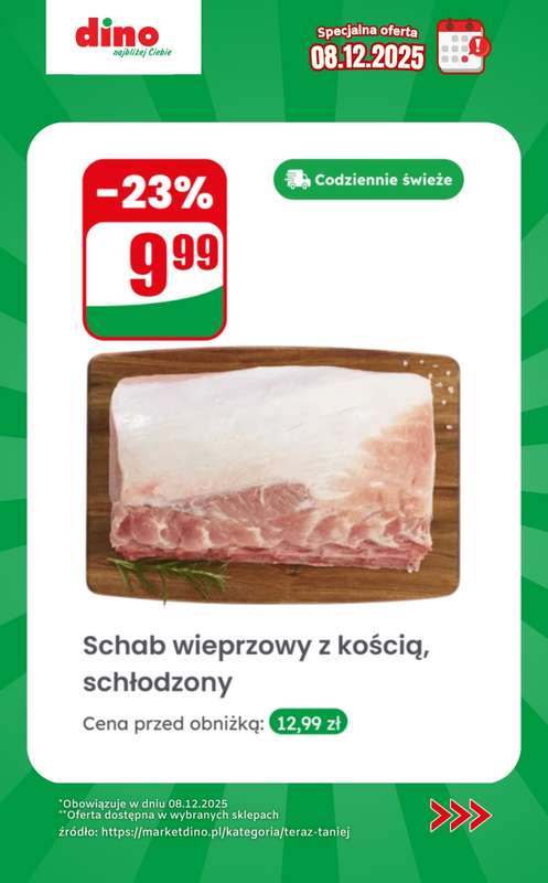 Dino - gazetka promocyjna Specjalna oferta na 08.12.2025 - promocje spoza gazetki od poniedziałku 08.12 do poniedziałku 08.12 - strona 3