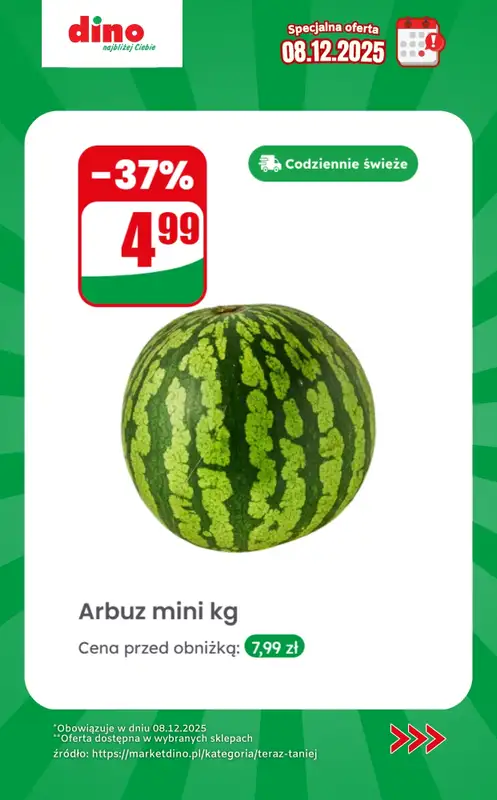 Dino - gazetka promocyjna Specjalna oferta na 08.12.2025 - promocje spoza gazetki od poniedziałku 08.12 do poniedziałku 08.12 - strona 2