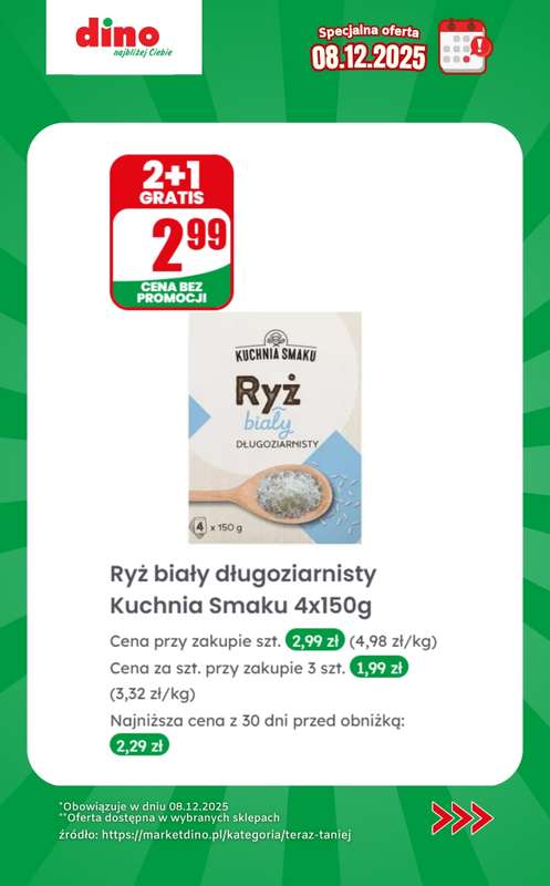 Dino - gazetka promocyjna Specjalna oferta na 08.12.2025 - promocje spoza gazetki od poniedziałku 08.12 do poniedziałku 08.12 - strona 7