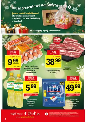 Gram Market - gazetka promocyjna Gazetka od środy 10.12 do wtorku 16.12 - strona 2