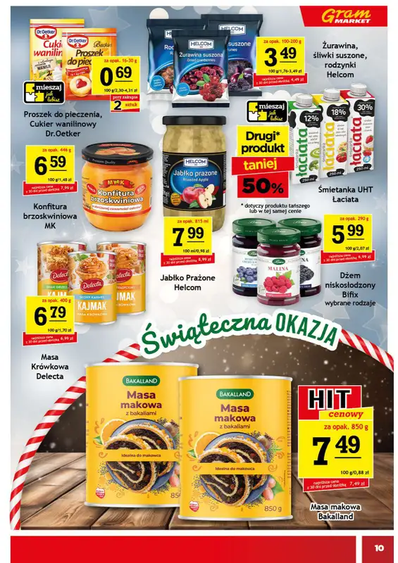 Gram Market - gazetka promocyjna Gazetka od środy 10.12 do wtorku 16.12 - strona 10