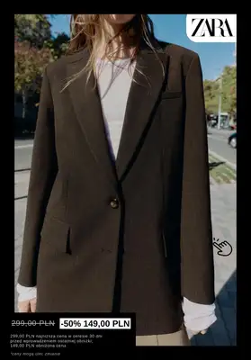 Zara - gazetka promocyjna Promocje: odzież damska od poniedziałku 08.12  - strona 8
