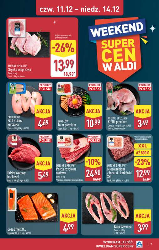 Aldi - gazetka promocyjna Weekend super cen w Aldi! od czwartku 11.12 do niedzieli 14.12 - strona 7