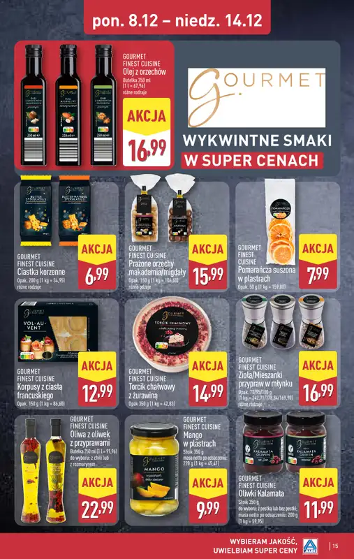 Aldi - gazetka promocyjna Weekend super cen w Aldi! od czwartku 11.12 do niedzieli 14.12 - strona 15