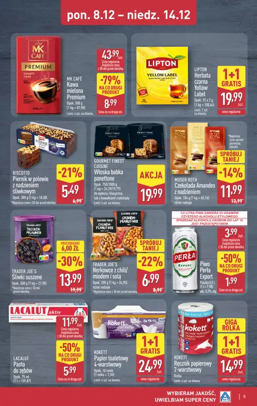 Aldi - gazetka promocyjna Weekend super cen w Aldi! od czwartku 11.12 do niedzieli 14.12 - strona 5