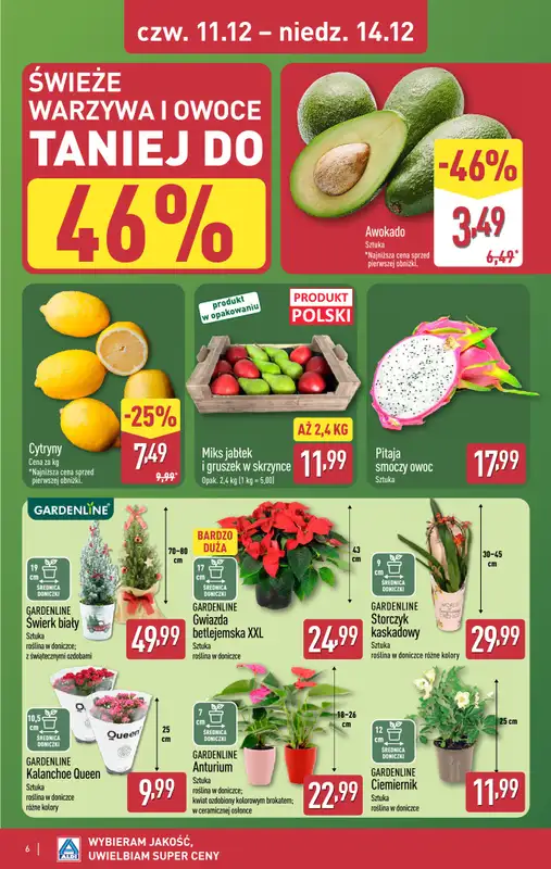 Aldi - gazetka promocyjna Weekend super cen w Aldi! od czwartku 11.12 do niedzieli 14.12 - strona 6
